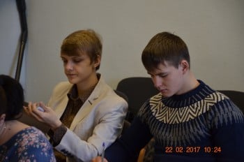 участники Открытой международной студенческой интернет-олимпиады по Экономике Елисей Мартынов и Александр Меринов
