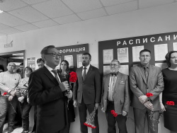 открытие мемориальной доски погибшему в зоне СВО Балыкову Олегу
