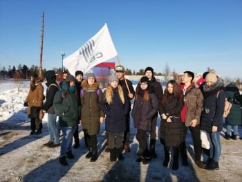 Студенты ТИ (ф) СВФУ приняли участие в акции “Южная Якутия говорит мошенникам: «Нет!» “