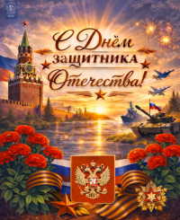 Поздравление директора Технического института с Днем защитника Отечества