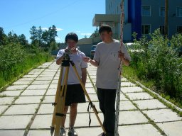 Геологическая, геодезическая практики а также лабораторные занятия на кафедре "Строительное дело"