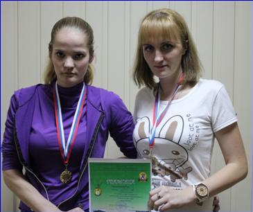 Поздравляем команды девушек занявшие призовые места по шахматам